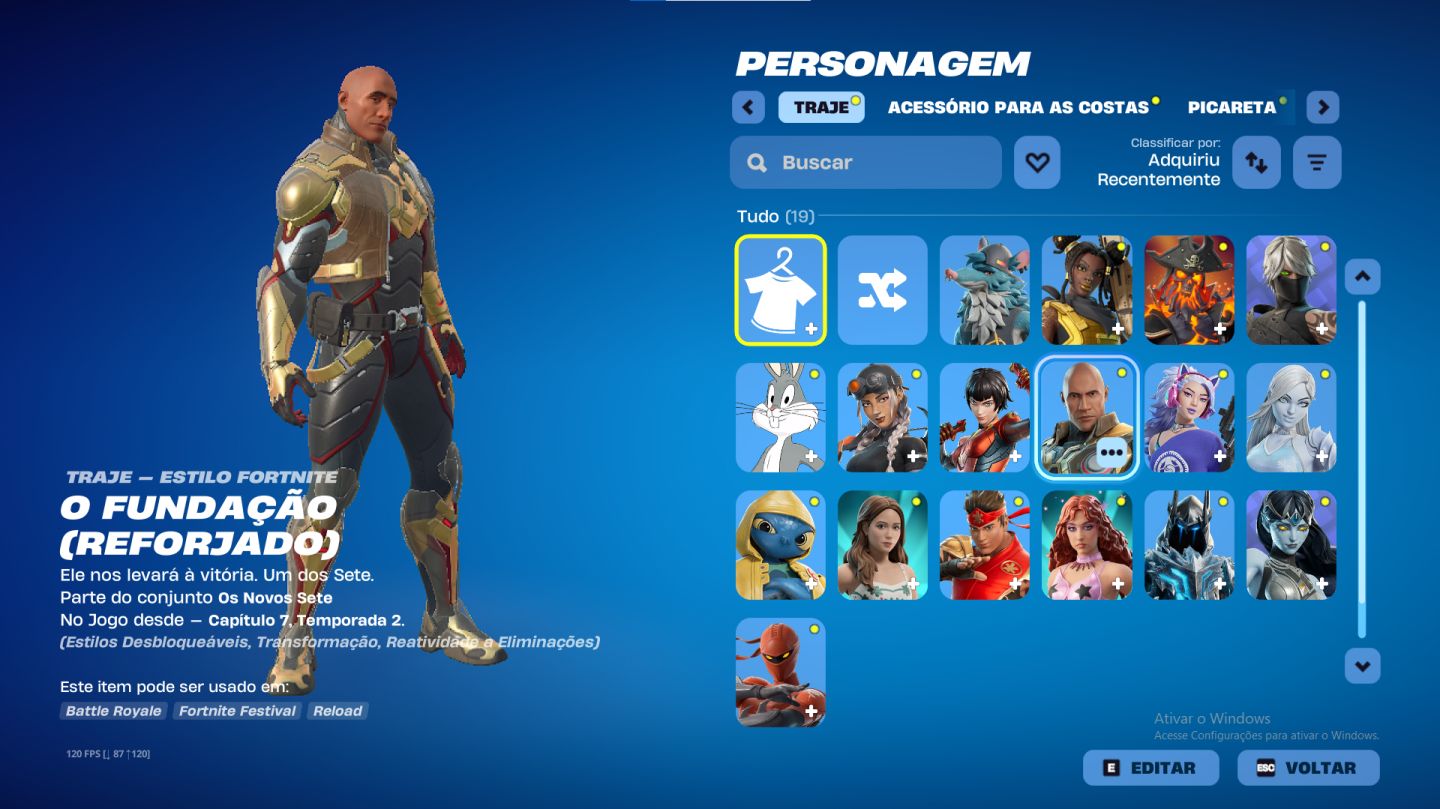 CONTA DE FORTNITE BARATA