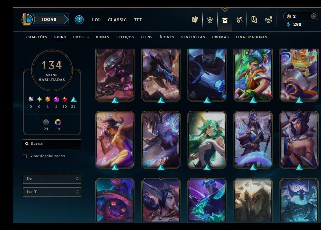 Conta RIOT, lol e valorant ex radiante.