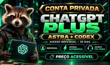 CHAT GPT 5.6 PLUS + CODEX E ASTRA | ENTREGA AUTOMATICA