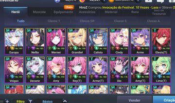 Conta Grand Chase Mobile | END GAME - Full Chasers