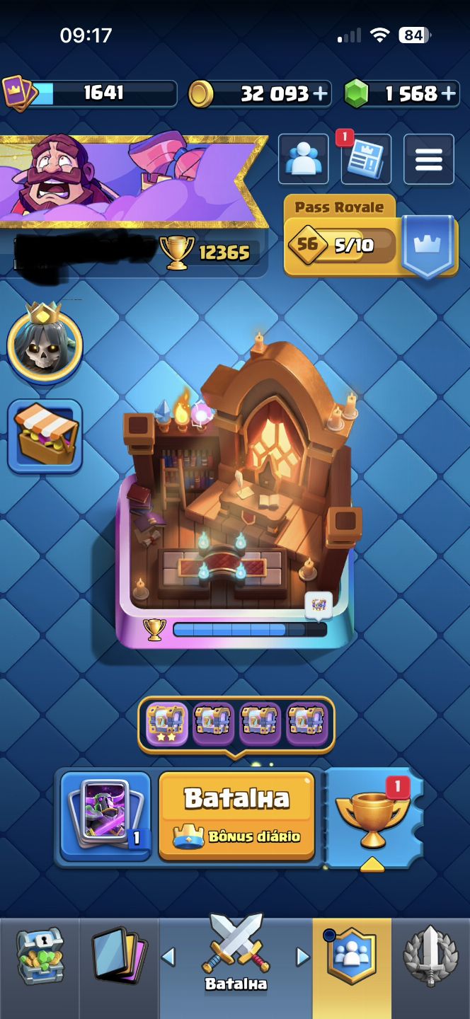 CONTA DE CLASH ROYALE 12k de troféus - COM ALTERAÇÃO DE NOME GRÁTIS