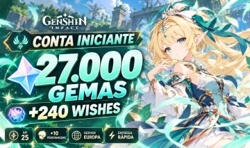 Genshin Impact AR47 | 27K+ Primogemas | 240+ Pulls | Europa | Not Rolled