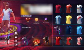 CONTA FREE FIRE/ ANGELICAL AZUL E ROXA + SKINS PARA AP + ARMAS EVOS