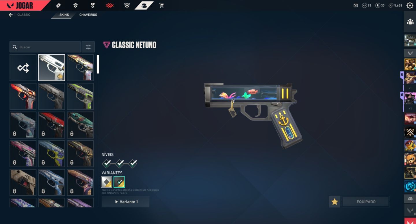 Conta valorant com varias skins inclusive 2 limitadas
