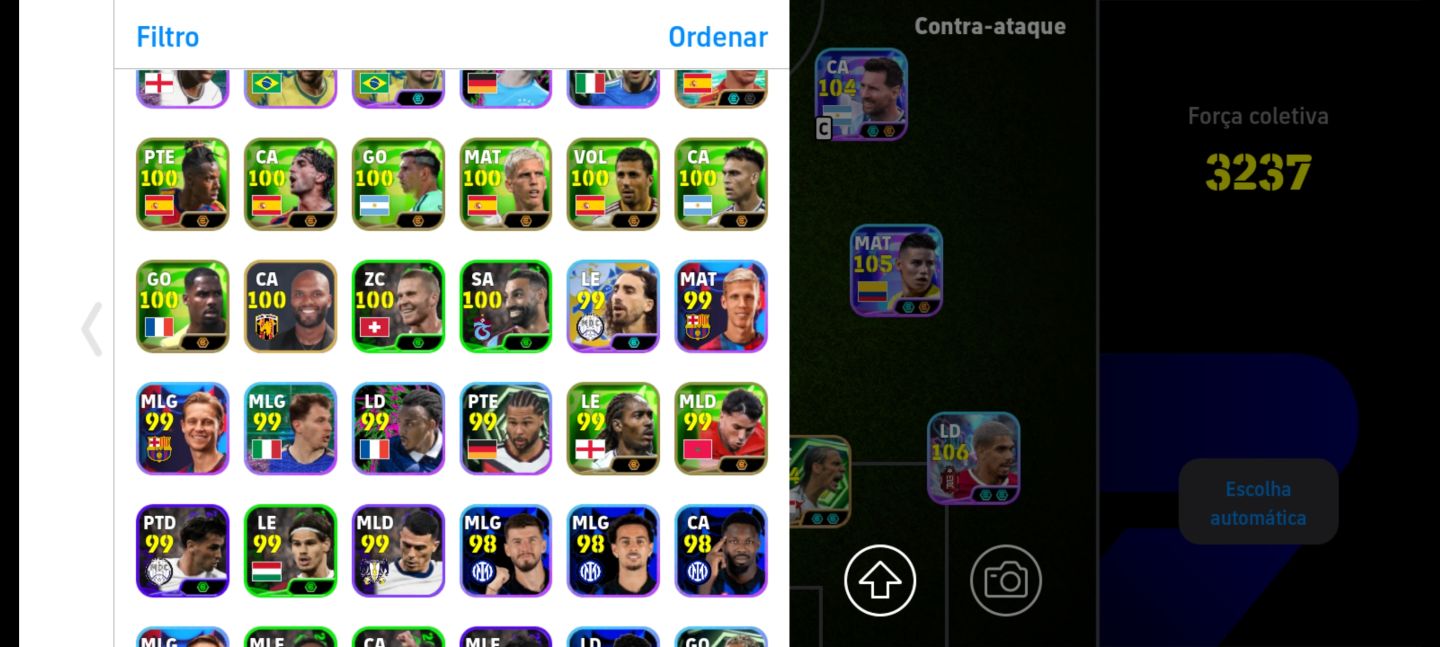 [Conta de efootball] CR7 108 big time, Messi blitz culer, Modric, Araujo, Neuer
