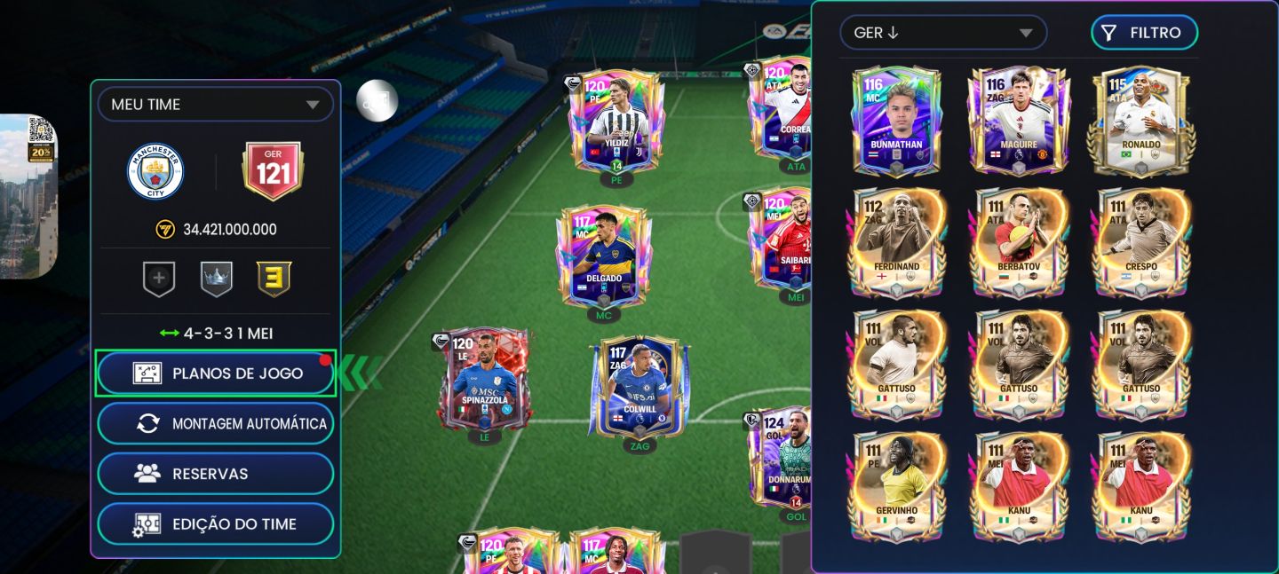 [MENOR PREÇO!] CONTAS DE FIFA MOBILE/EA FC MOBILE - GER 121 PERTO DO GER 122/123