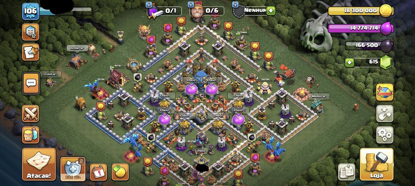 Brawl Stars + Clash of Clans + Clash Royale Os 3 jogos na mesma conta!