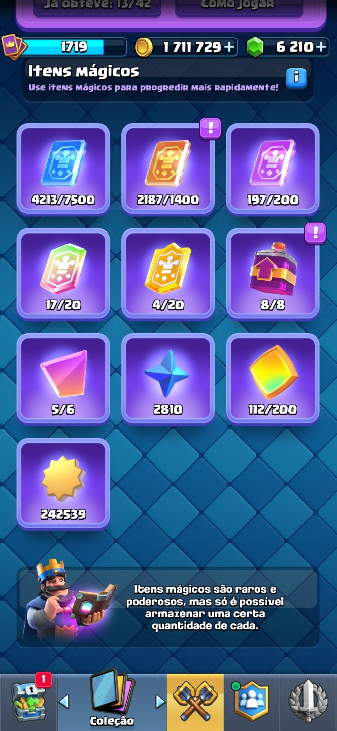 CONTA DE CLASH ROYALE NIVEL 16, COM TODAS AS CARTAS DO JOGO E 12K DE TROFEU