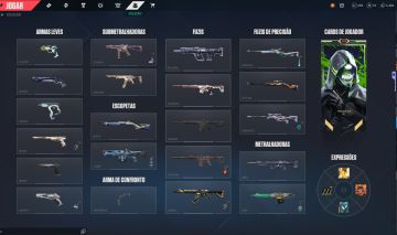 VENDE-SE CONTA DE VALORANT, COM MUITAS SKINS, CONJUTO champions 2025, 2 facas