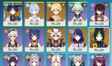 Conta AR 30, com Odette, Andarilho, Itto, e raiden shogun, benção ativa um mes