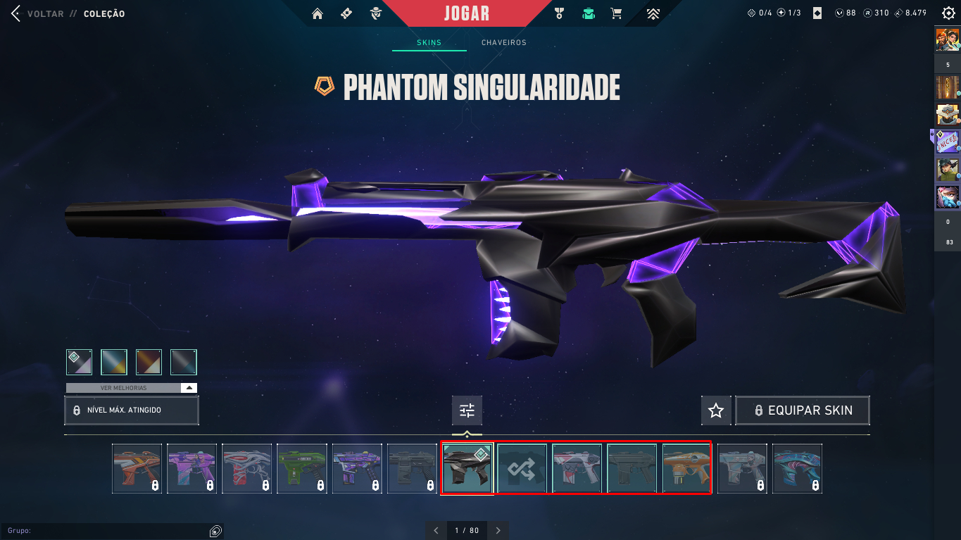 Conta Valorant 1k gastos