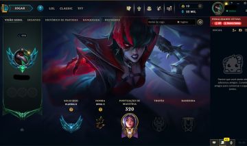 CONTA LOL BR LVL 256 139 CHAMPS 88 SKINS FULL ACESSO
