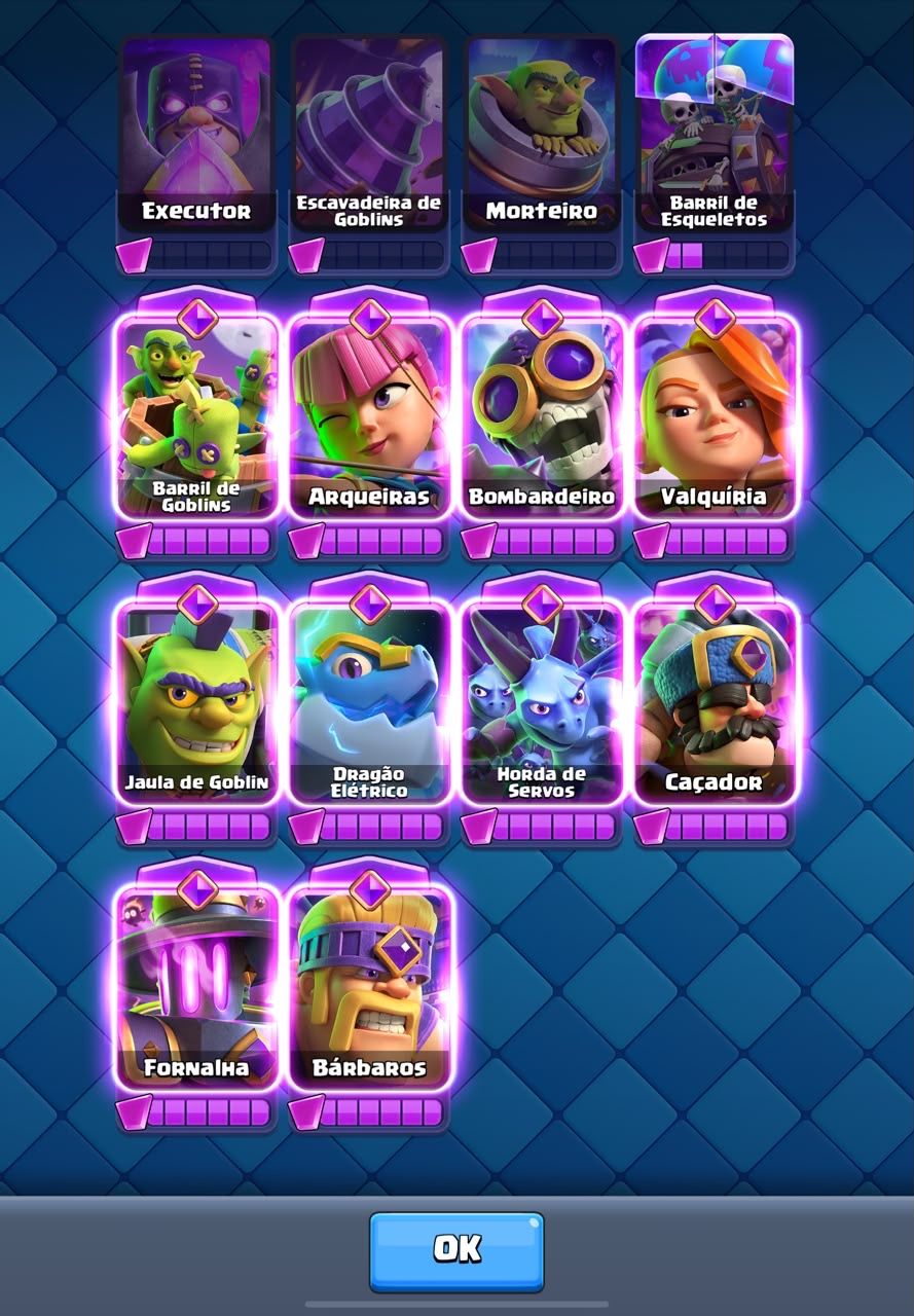 (aberto a negociações) CONTA CLASH ROYALE +12K TROFÉUS +1500 GEMAS