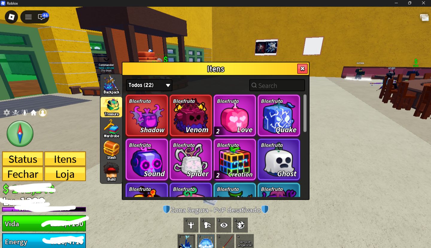 CONTA ROBLOX + BLOX FRUITS À VENDA
