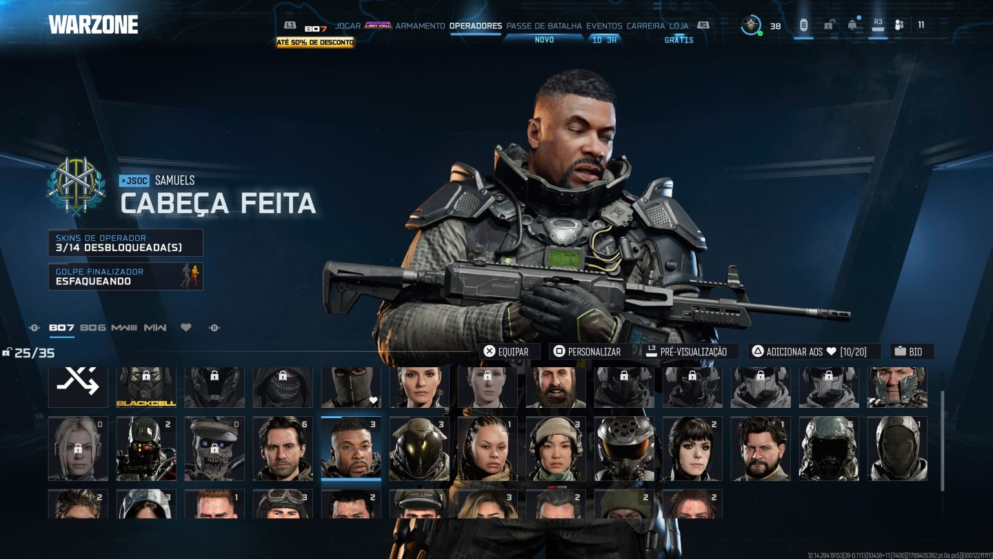 |CONTA COD | WARZONE | BO7 | BO6 | MW3 | COLD WAR|