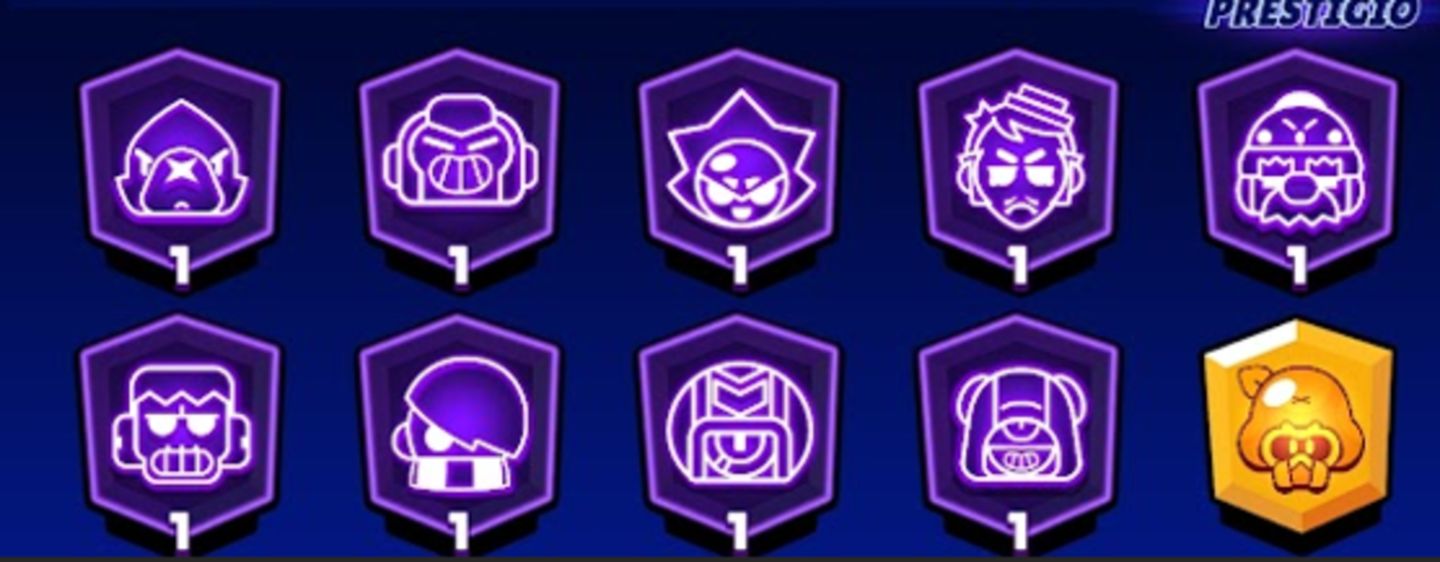 Conta de Brawl Stars 21k de trofeus e skins raras.