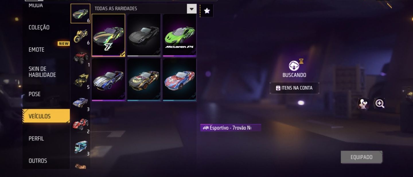 Conta free fire, muito rara, nivel 67