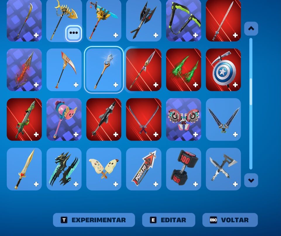 CONTINHA DE FORTNITE NO JEITO, 388 SKINS E 344 PICARETAS + PASSE DA TEMPORADA 3