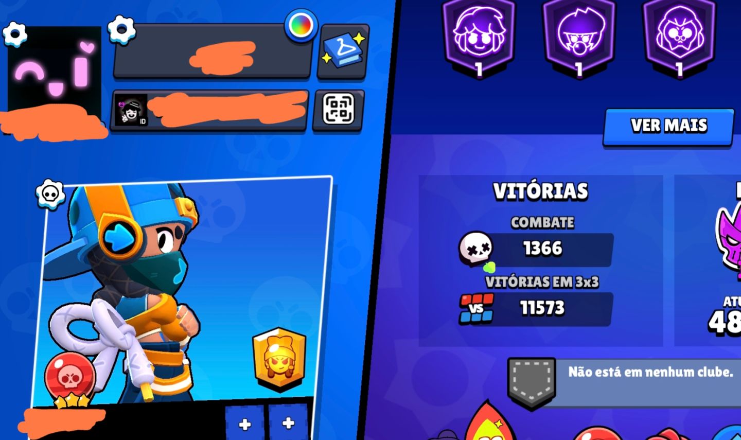 Conta Brawl Stars 60k (Semi Full, Preço Negociável)