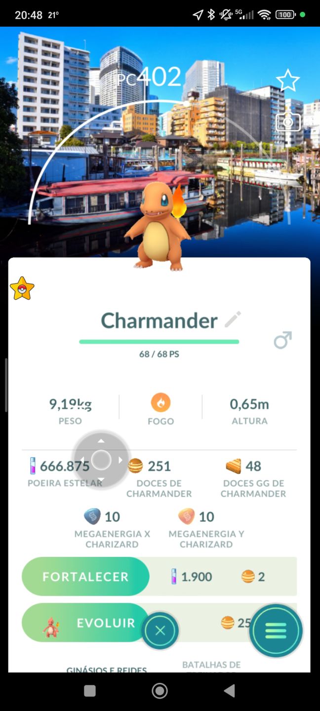 Pokémon com fundo especial(locais) e eventos