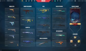 Conta VALORANT COM SKINS FACA, VANDAL, PHANTOM, OPERATOR E OUTRAS.