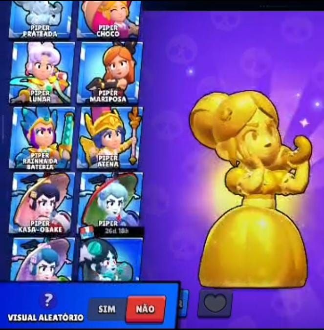 CONTA RARA ANTIGA BRAWL STARS