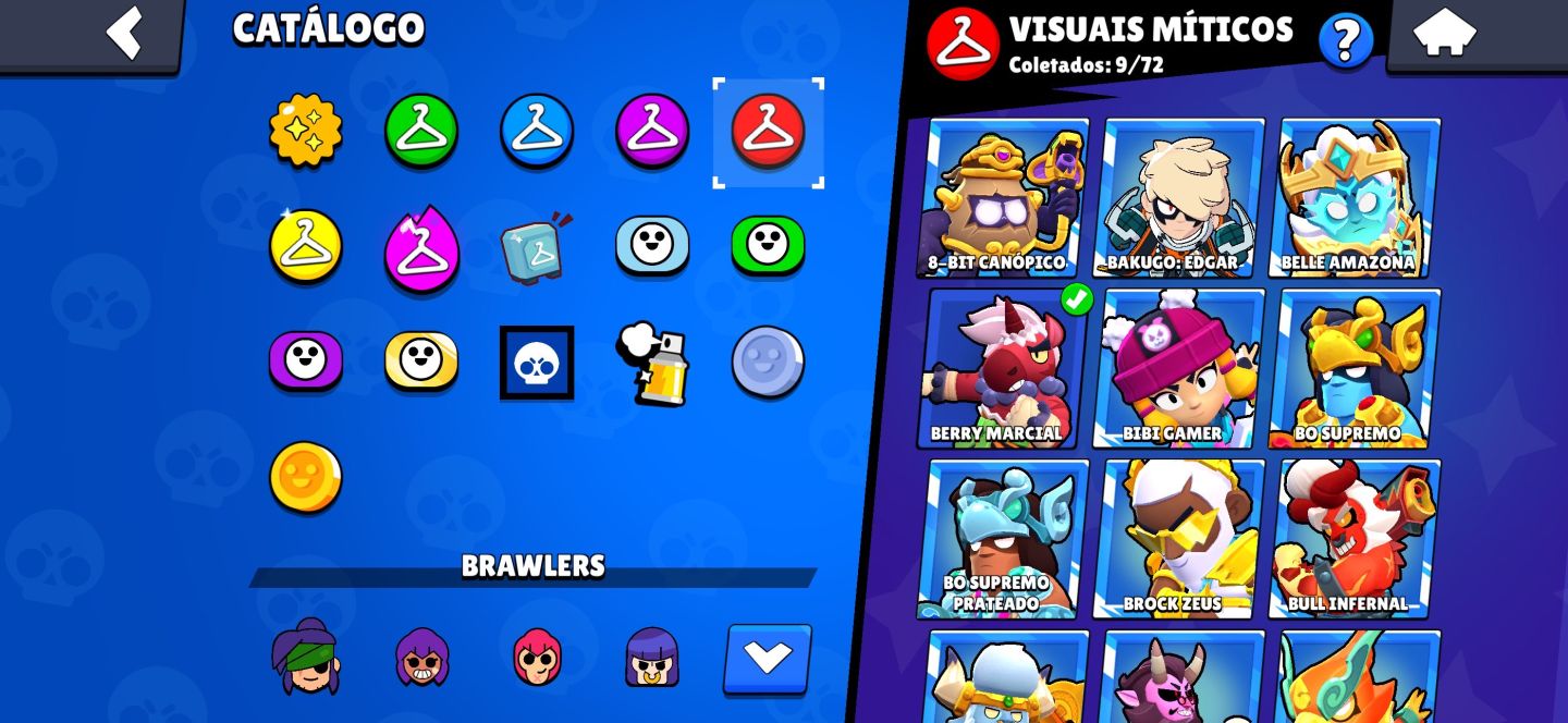 Conta de brawl, muito boa