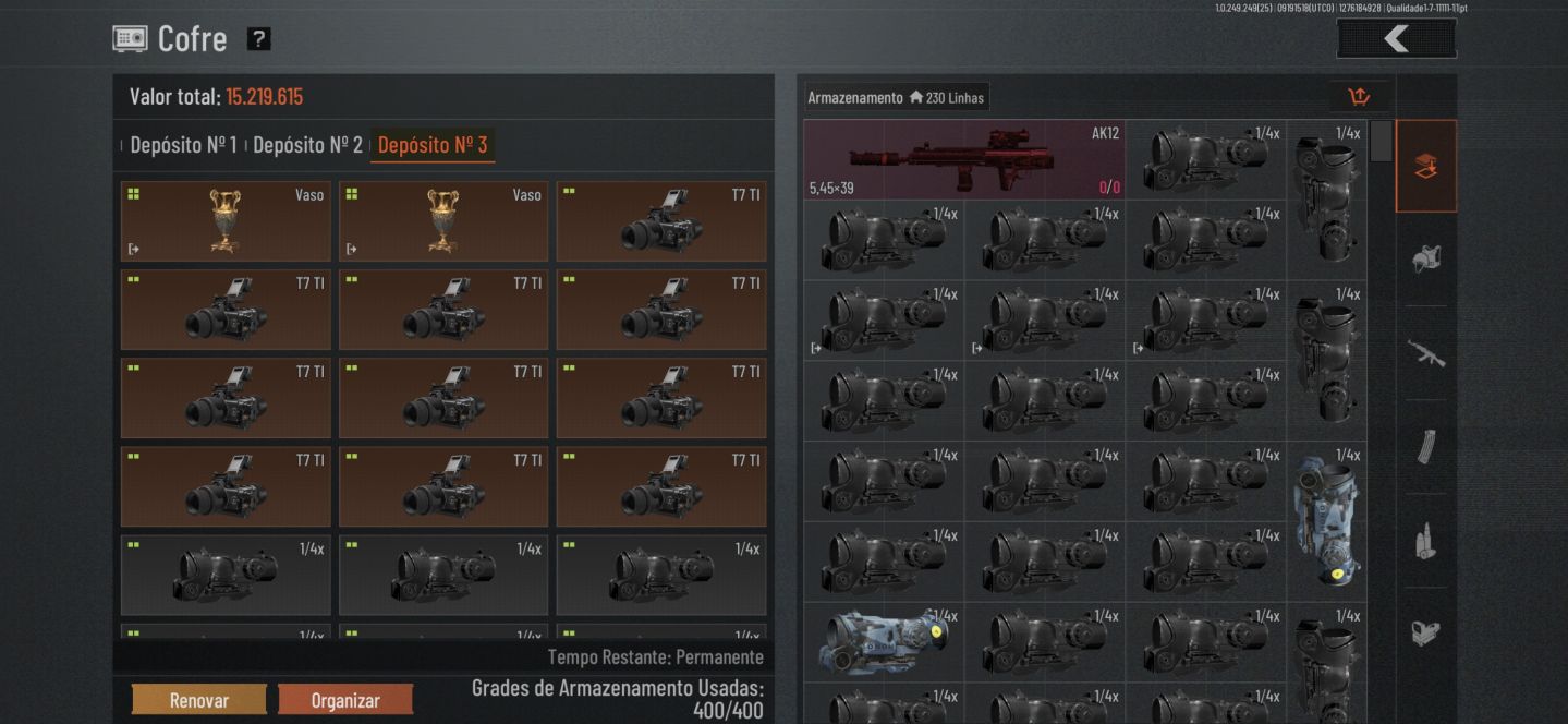 Skins de arma de personagem melhor