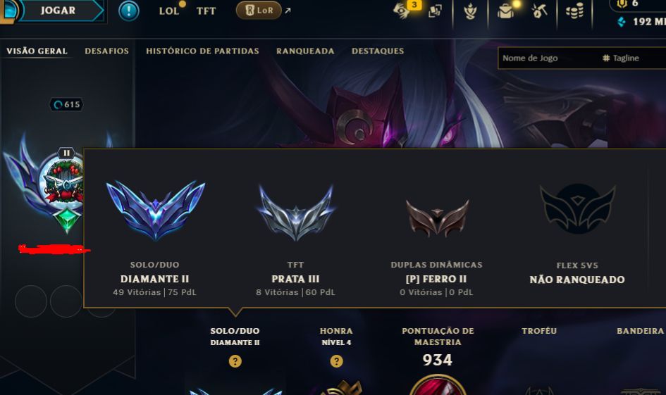 Conta LoL Antiga 2012 | 341 Skins | Ícones Raros | Mestre 3x-Diamante2 MMR Mestr