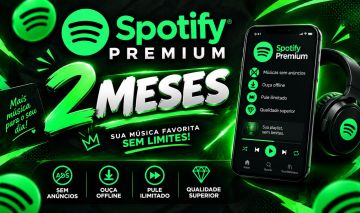 (Mais Barato) Spotify Premium 2 Meses (60 Dias) - Conta Individual