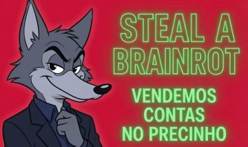 [PROMOÇÃO!] STEAL A BRAINROT-ROUBE UM BRAINROT, MELHORES CONTAS NO PRECINHO!!!