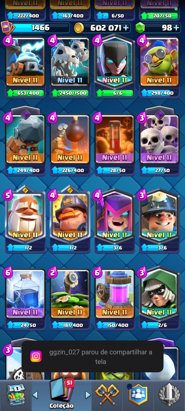 CONTA DE CLASH ROYALE COM 10K DE TROFÉUS