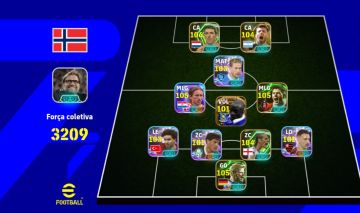 CONTA EFOOTBALL DE ELITE À VENDA FORÇA COLETIVA 3209+