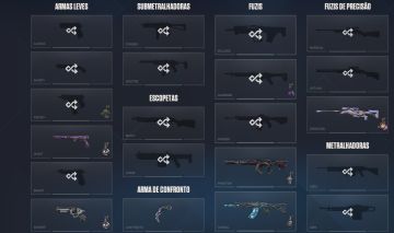 CONTA DE VALORANT COM KARAMBIT SAQUEADORA E VANDAL GAIA