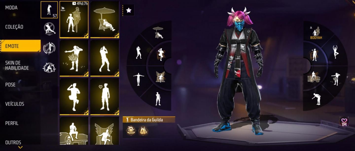 Conta free fire LVL 71 Gemada