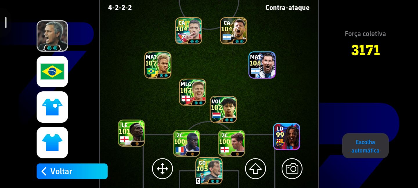 Conta efootball neymar 2014 loiro