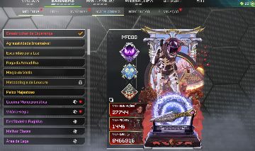 CONTA APEX MAIN WRAITH - 28K DE KILLS COM 10 HERANÇAS E 702 LENDÁRIOS