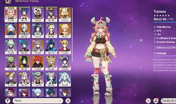Conta genshin arlecchino+ varessa