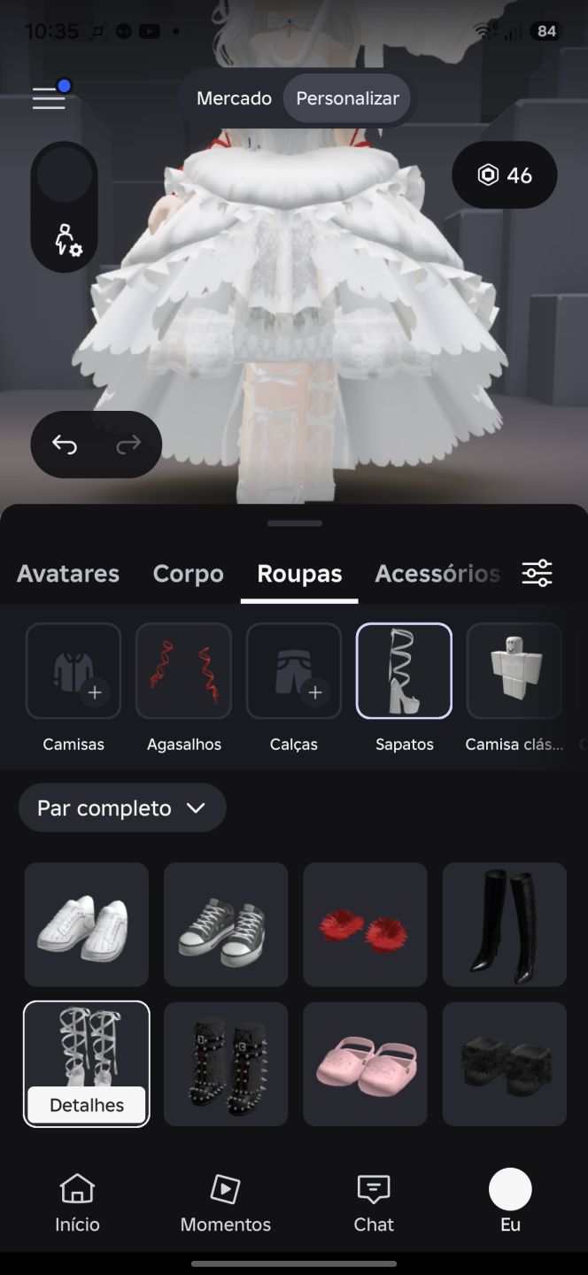 CONTA ROBLOX FEMININA +400 REAIS GASTOS | SKINS, ANIMAÇÕES, GESTOS E GAMEPASSES.