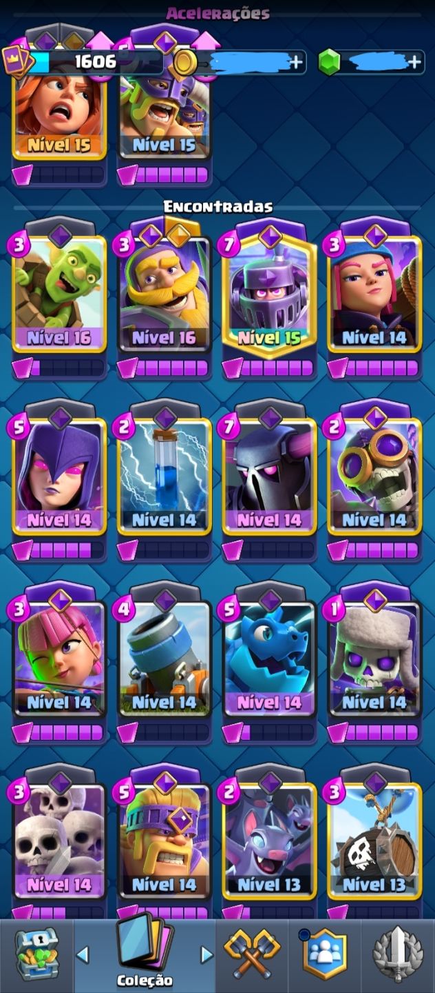 Conta Clash Royale 12024 Troféus
