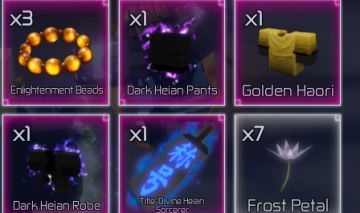 Jujutsu Infinite - Tester/Unobtainable Itens (ALL BETA TESTER ITENS)