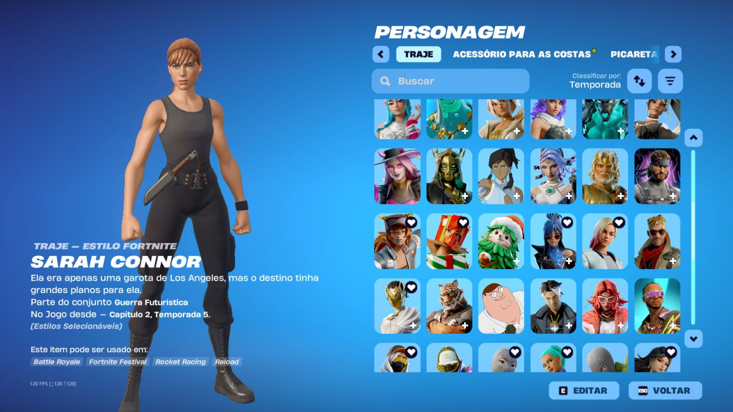 Conta fortnite 80 skins incluindo de passes entrega na mesma hora da compra
