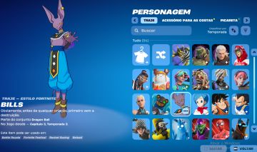 CONTA FORTNITE OG | GOKU + VEGETA + NARUTO + KAKASHI + BILLS | FULL ACESSO