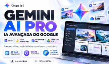 GEMINI AI PRO 30 DIAS | VEO 3.1 + NANO BANANA PRO + NOTEBOOKLM