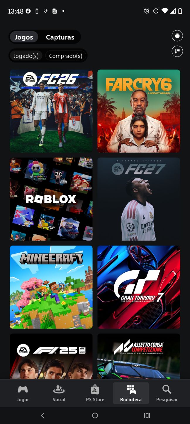 Conta da PSN (Playstation) com Minecraft Fc 26 Gran Turismo 7 3 mais