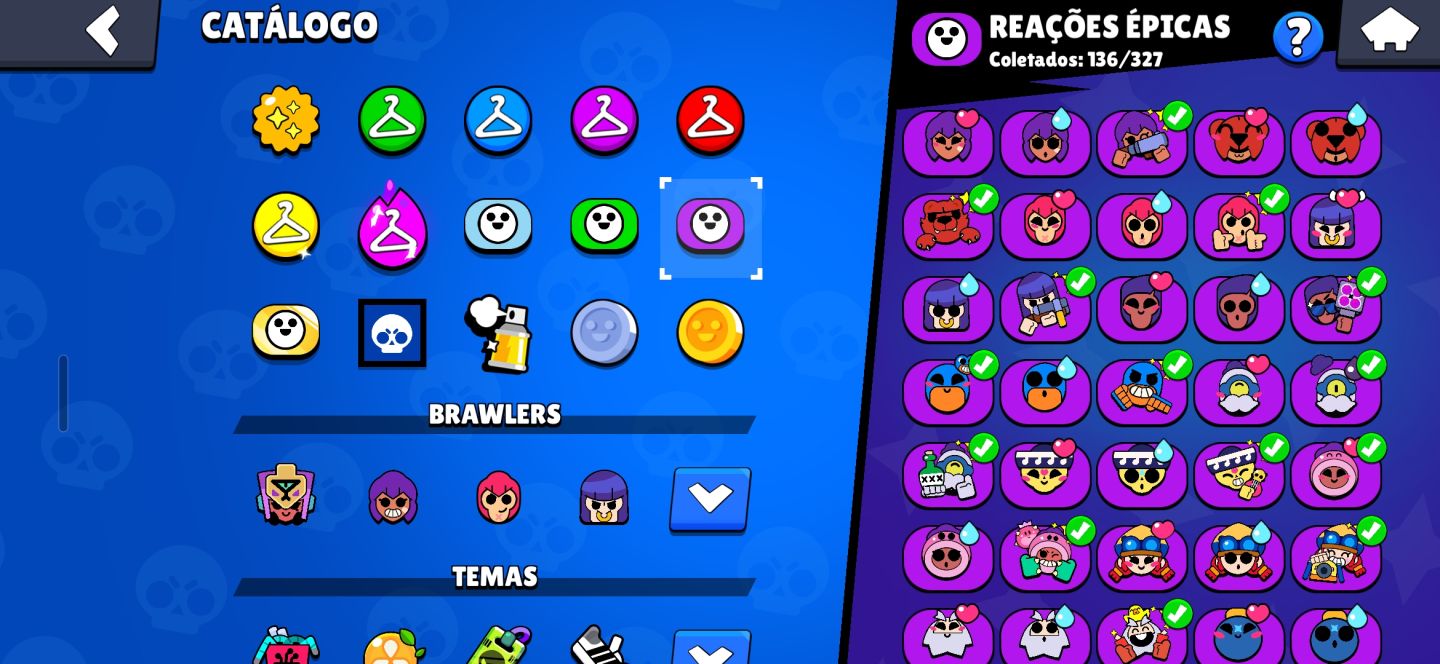 Conta de brawl stars! Com muitas skins e recurso!!