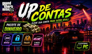 GTA 5 ONLINE PC[DINHEIRO,NIVEIS,TRAJES,CARROS MODDER E MUITO MAIS]