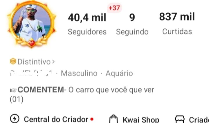 Essa Conta contratada pelo kwai" ( Nicho de GTARP )