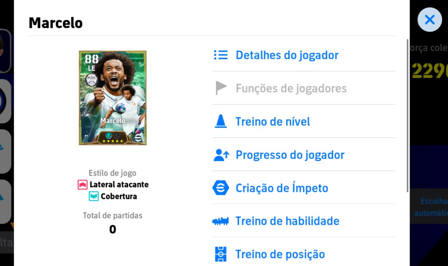 Conta iniciante Marcelo 106
