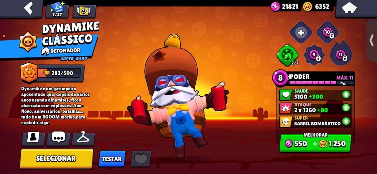 CONTA DE BRAWL STARS DE 2022 PROMISSORA